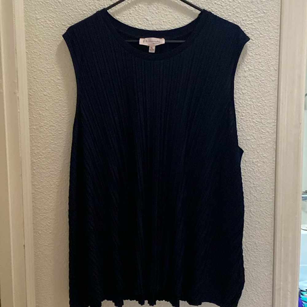 Philosophy Navt Blue Tank XL